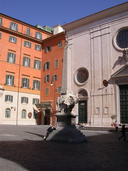 elephant obelisk Santa Maria sopra Minerva, Eric