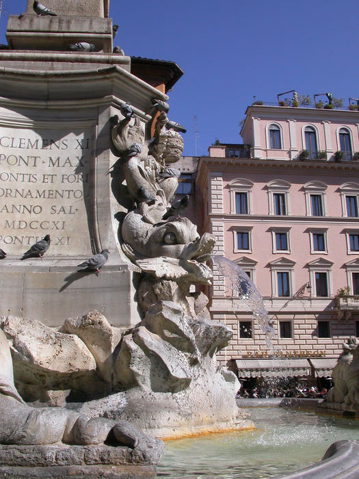 Pantheon obelisk Piazza della Rotonda Ramses II fountain