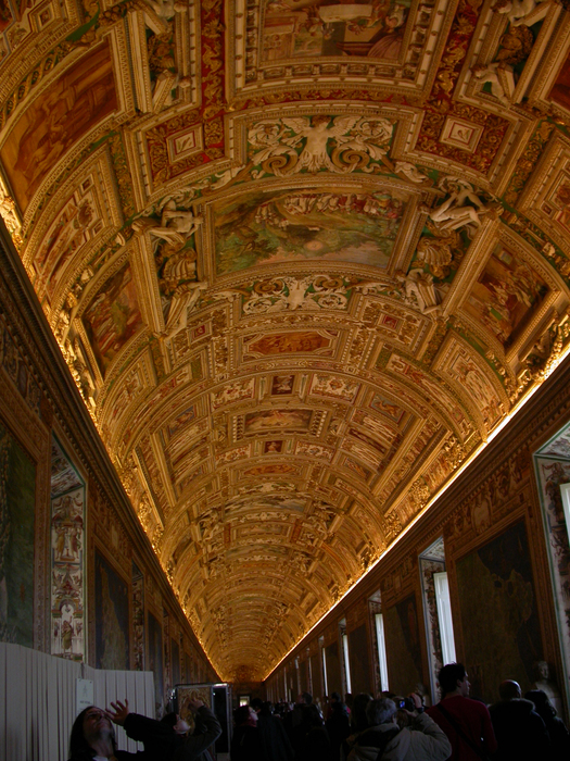 Vatican, celing, perspective view